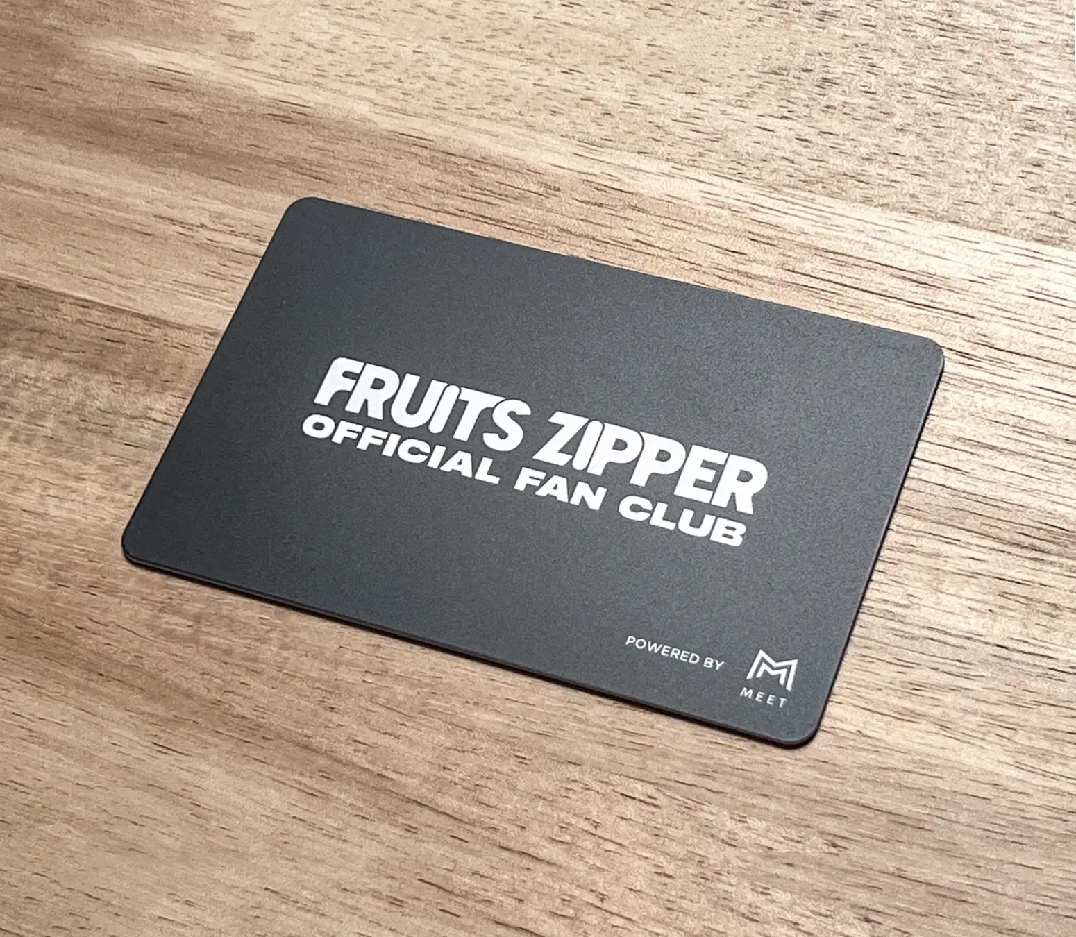 FRUITS ZIPPERの会員証の画像